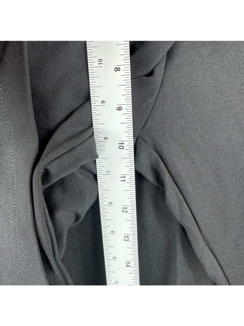 Betabrand Sassiest Pants Wrap Skirt M Black Ponte Knit Minimalist Corp Chic - Picture 13 of 15